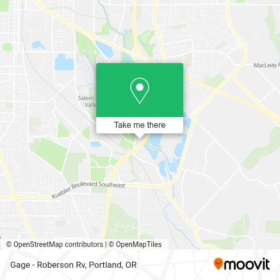 Gage - Roberson Rv map