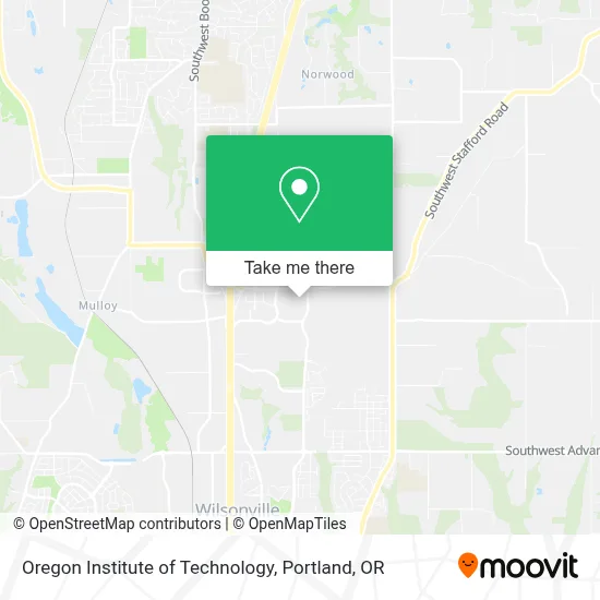 Oregon Institute of Technology map