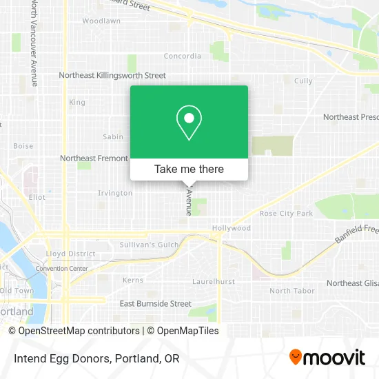 Intend Egg Donors map