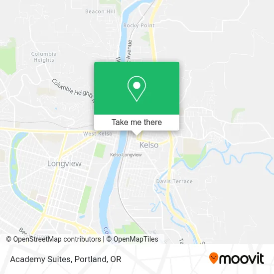 Academy Suites map