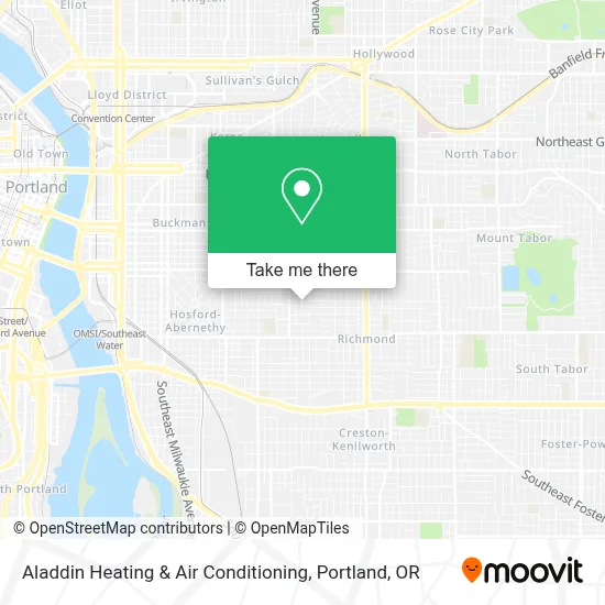 Aladdin Heating & Air Conditioning map