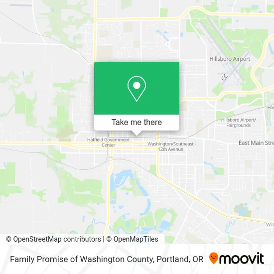 Family Promise of Washington County map