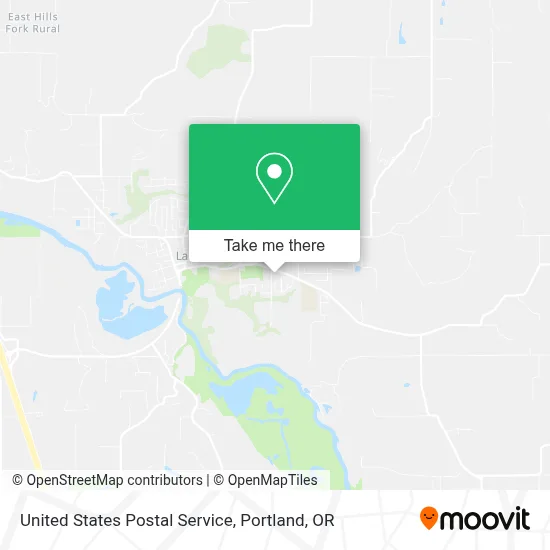 United States Postal Service map