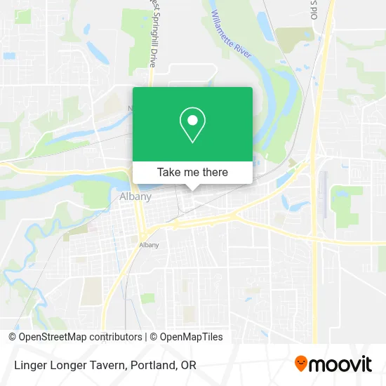 Linger Longer Tavern map