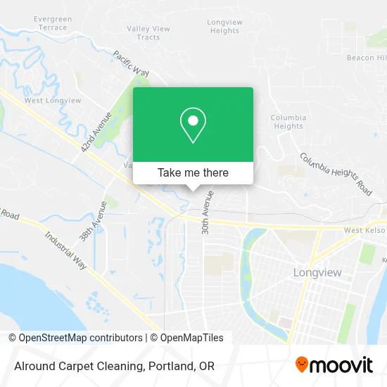 Alround Carpet Cleaning map