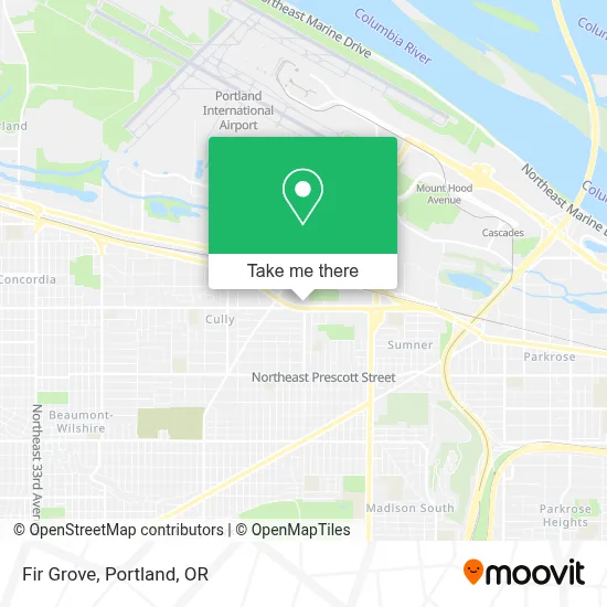 Fir Grove map