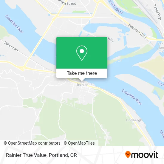 Rainier True Value map