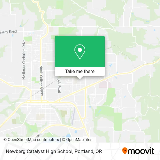 Newberg Catalyst High School map