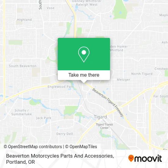 Beaverton Motorcycles Parts And Accessories map