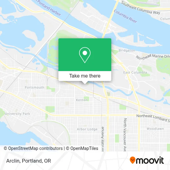 Arclin map