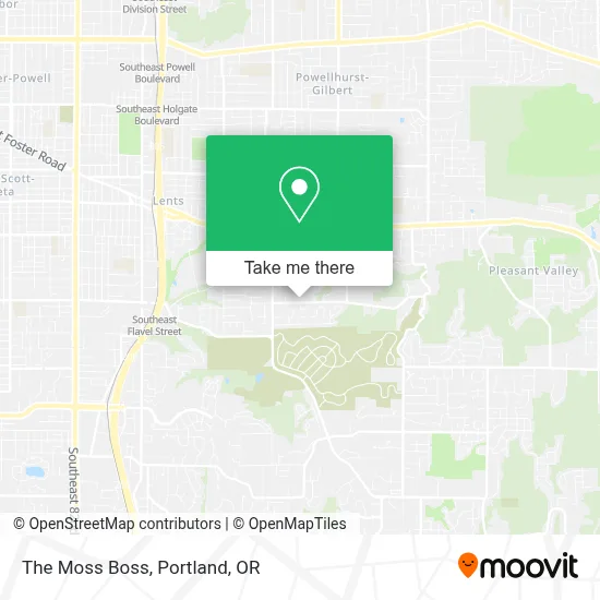 The Moss Boss map