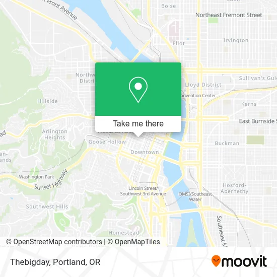 Thebigday map