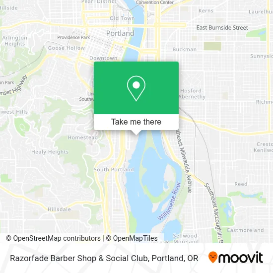 Razorfade Barber Shop & Social Club map