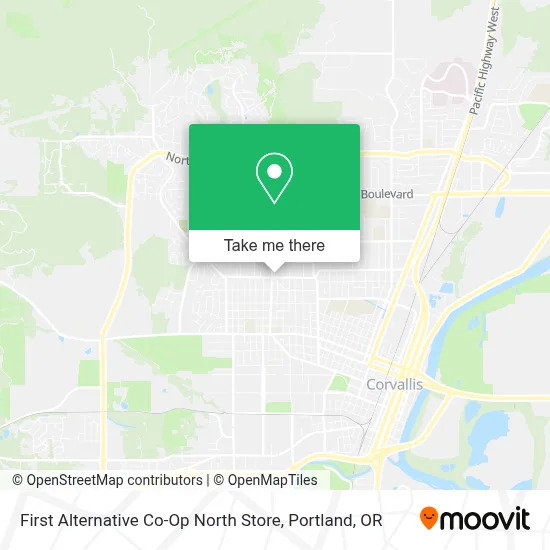 First Alternative Co-Op North Store map