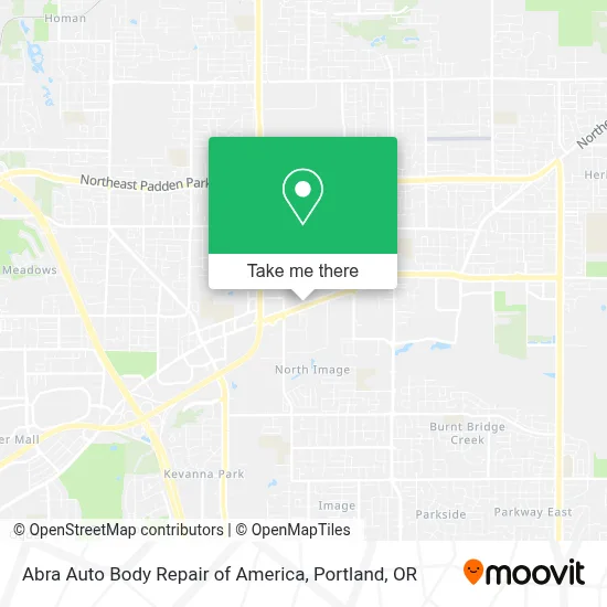 Abra Auto Body Repair of America map