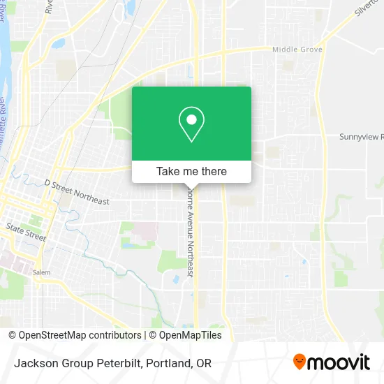 Jackson Group Peterbilt map