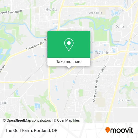 The Golf Farm map