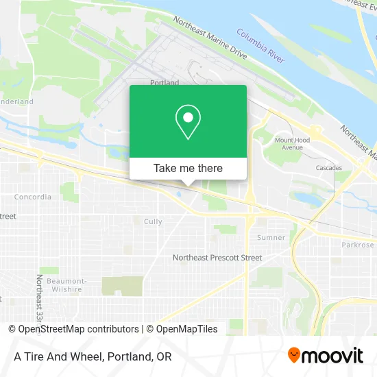 A Tire And Wheel map