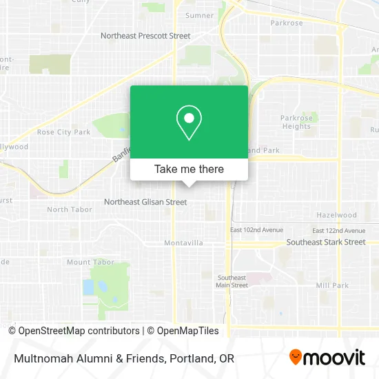 Multnomah Alumni & Friends map