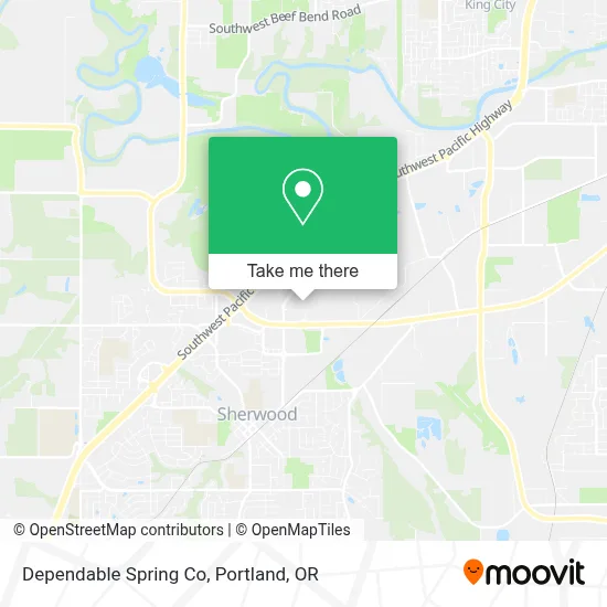 Dependable Spring Co map