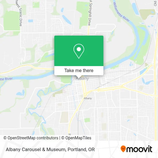 Albany Carousel & Museum map