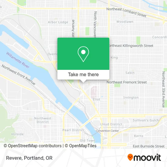 Revere map