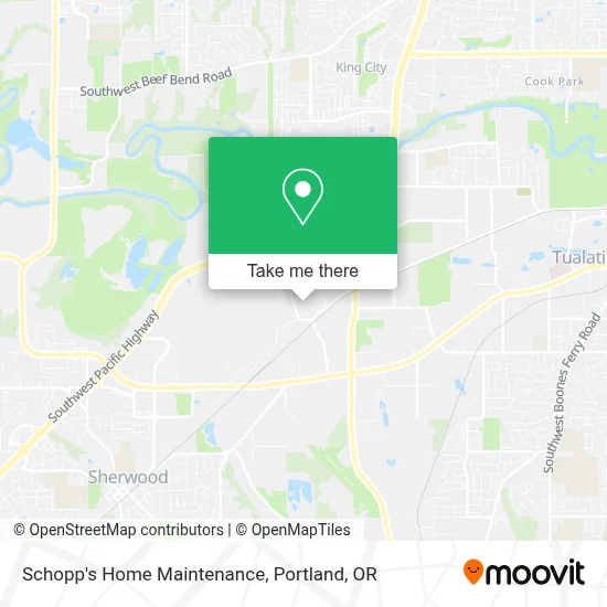 Schopp's Home Maintenance map