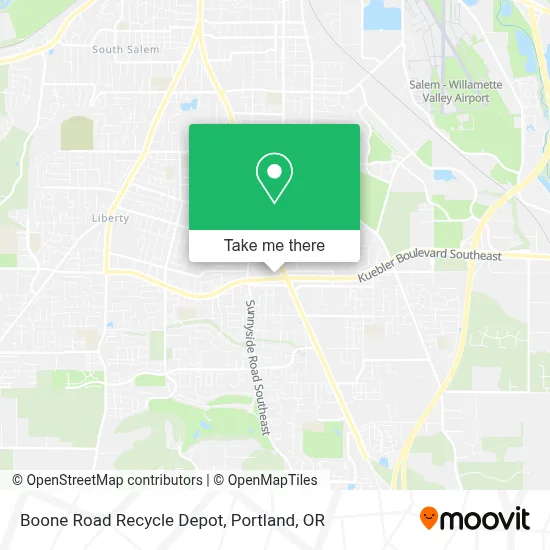 Boone Road Recycle Depot map