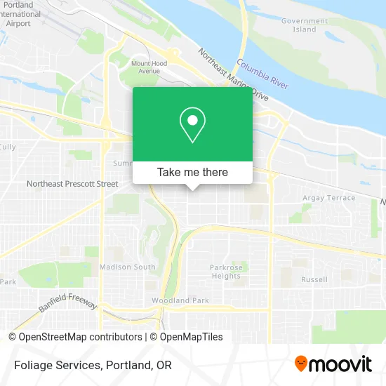 Foliage Services map