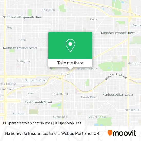 Nationwide Insurance: Eric L Weber map