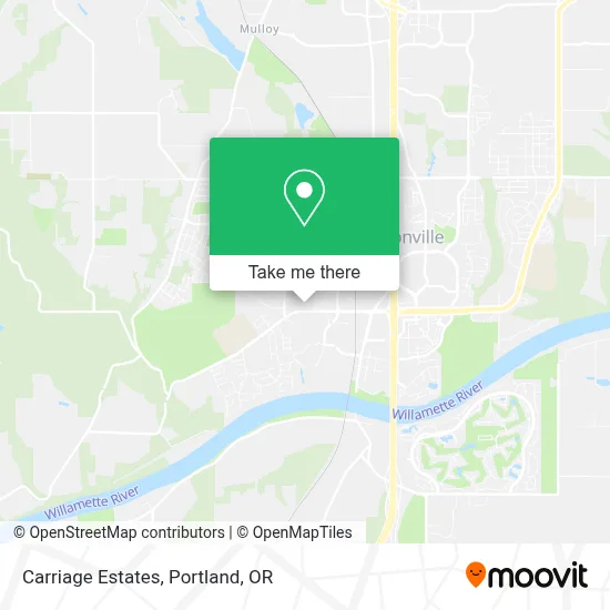 Carriage Estates map