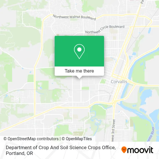 Department of Crop And Soil Science Crops Office map