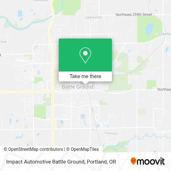 Impact Automotive Battle Ground map
