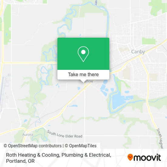 Roth Heating & Cooling, Plumbing & Electrical map