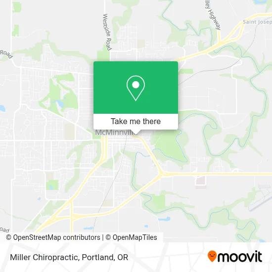 Miller Chiropractic map