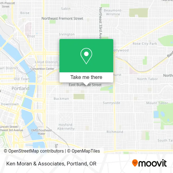 Ken Moran & Associates map