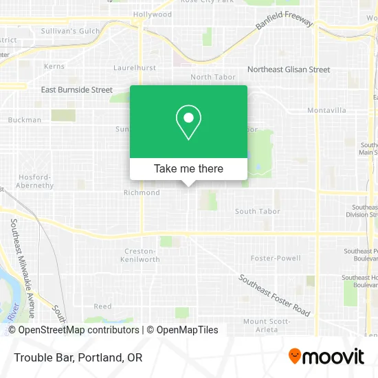 Trouble Bar map