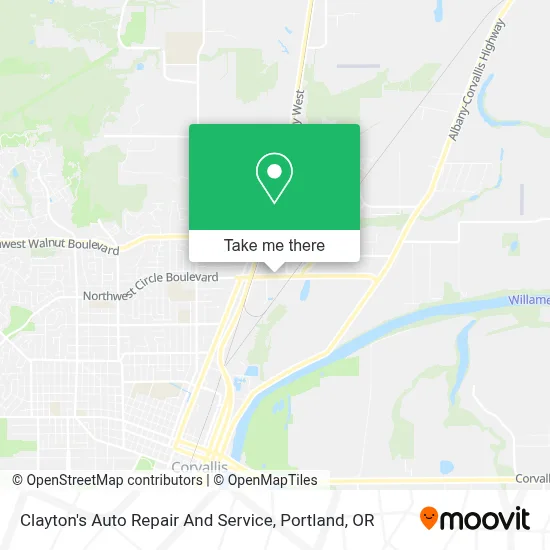 Clayton's Auto Repair And Service map