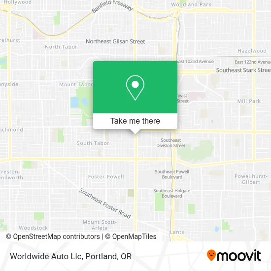 Worldwide Auto Llc map