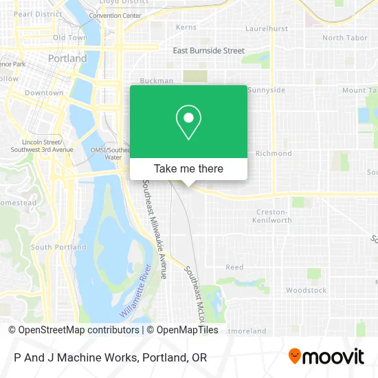 P And J Machine Works map
