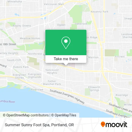 Summer Sunny Foot Spa map