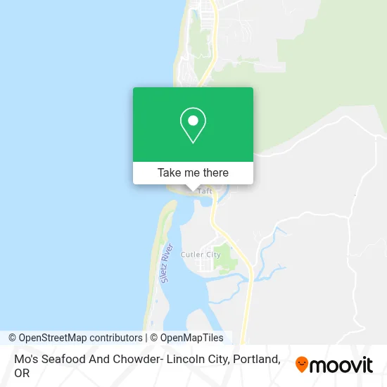 Mo's Seafood And Chowder- Lincoln City map
