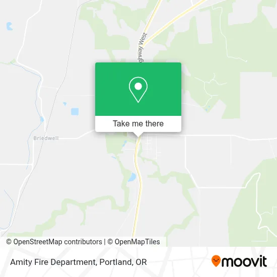 Amity Fire Department map