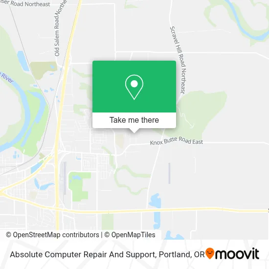 Absolute Computer Repair And Support map