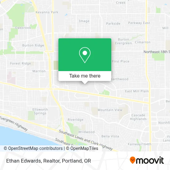 Ethan Edwards, Realtor map