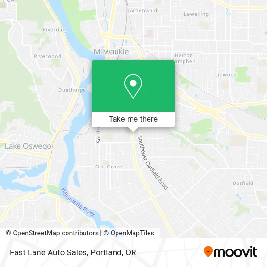 Fast Lane Auto Sales map