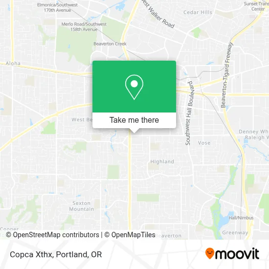 Copca Xthx map