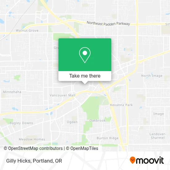 Gilly Hicks map