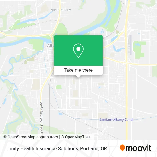 Trinity Health Insurance Solutions map
