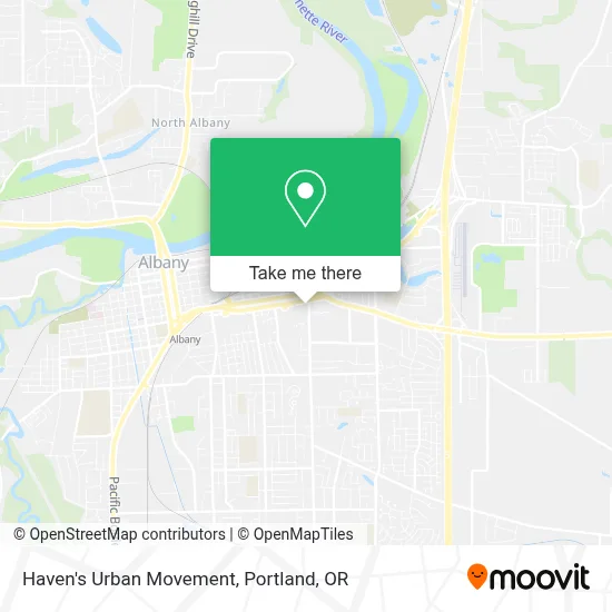 Haven's Urban Movement map